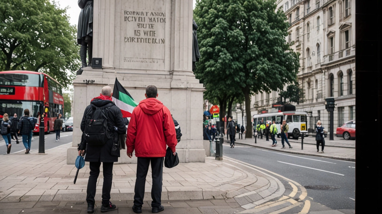 Два про-палестинских протестующих арестованы в Лондоне